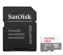کارت حافظه microSDXC سن دیسک مدل Ultra کلاس 10 استاندارد UHS-I U1 سرعت 80MBps 533X ظرفیت 64 گیگابایت